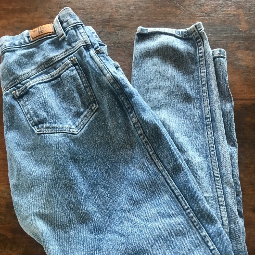 Miller  riding pants acid wash denim
